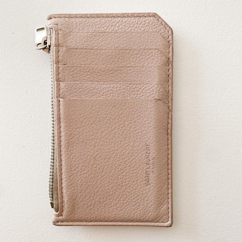 YSL mini wallet in blush nude pink - Picture 3 of 3